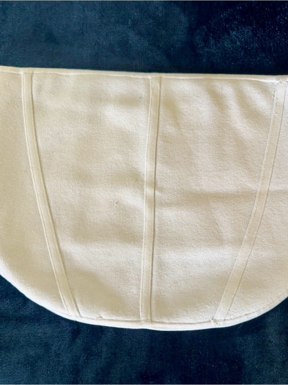 Babaton White Corset Bustier Top Size M Structured Strapless
